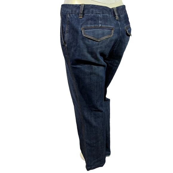 Talbots Stretch Dark Wash Trouser Jeans Size 8 - Classic Fit - Picture 16 of 16